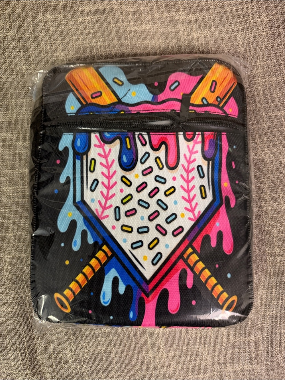 Baseball Ice Cream Drip lunch box